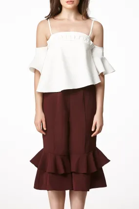 MOS NOW Culottes - Maroon