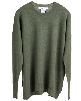 Moss Relaxed Luxe Crewneck Pullover