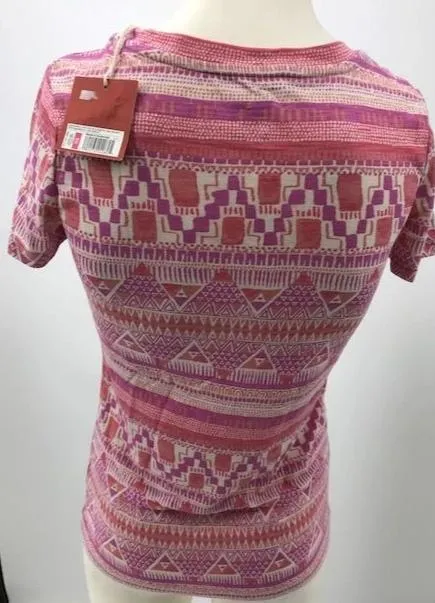 Mossimo Womens Aztec Print Short Sleeve Tee Size XS