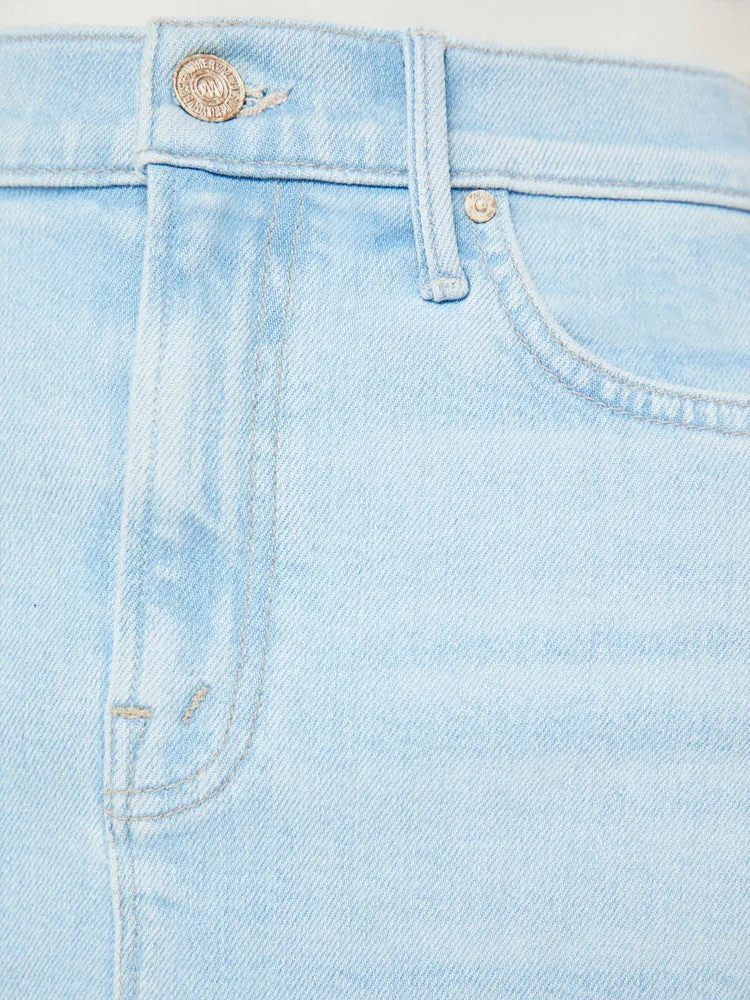 MOTHER DENIM SWOONER STRAIGHT A MIDI SKIRT
