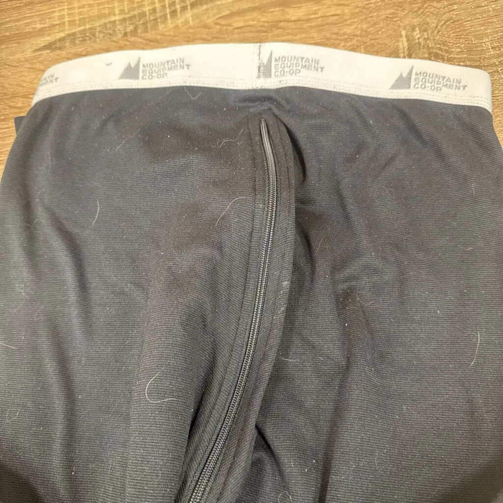 Mountain Equipment Co-op- Black Thermal Leggings: black-unisex-SM