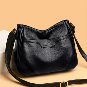 Mqtime Luxury Designer Soft Leather Shoulder Crossbody Bags for Women Small Handbags and Purses High Quality Female Messenger Bag