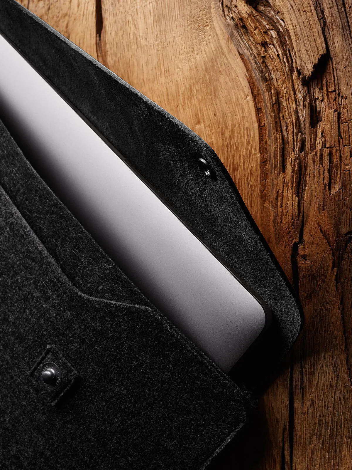 Mujjo Laptop Sleeve for Macbook 13 Inch Pro & Air Black