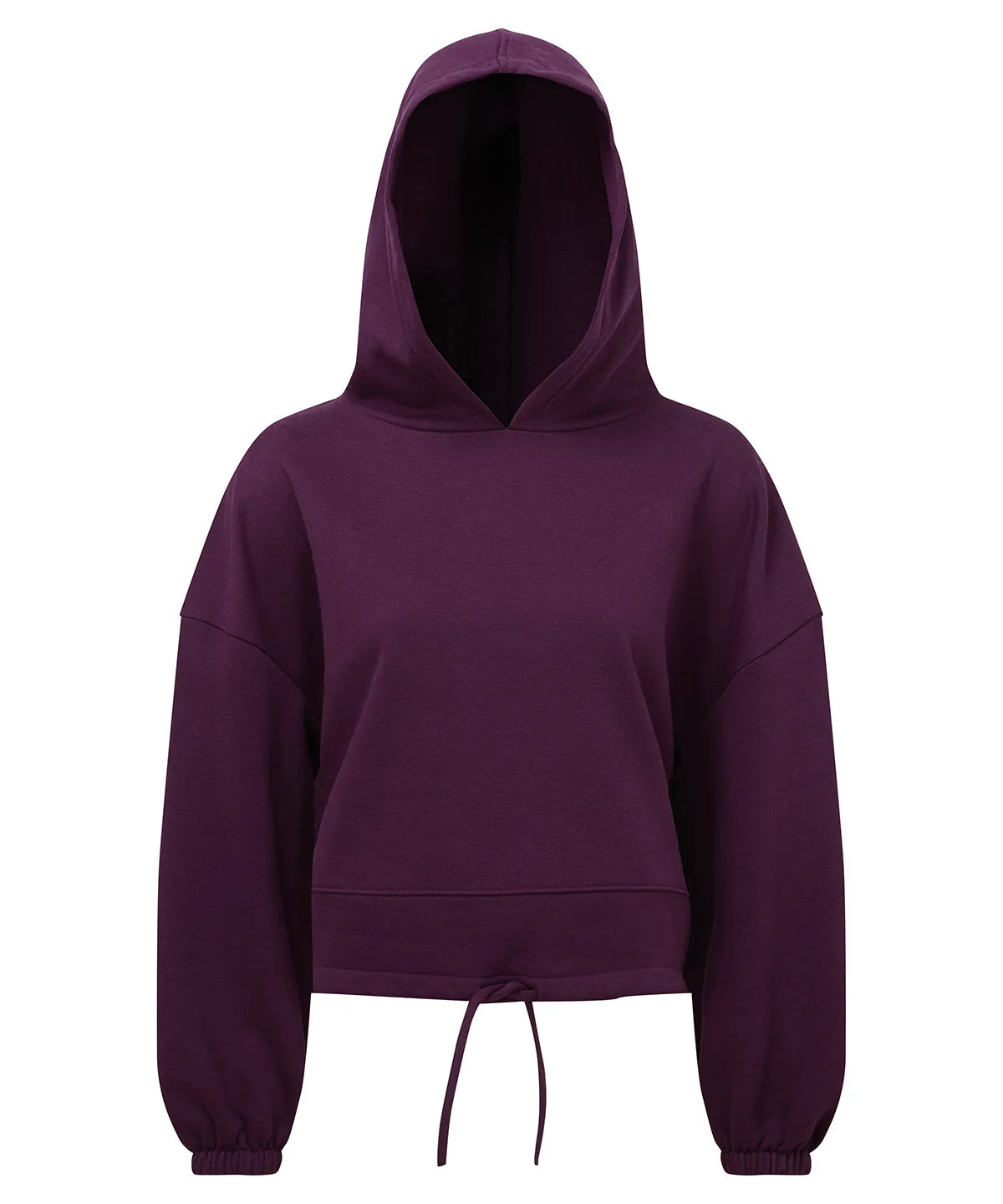 Mulberry - Women's TriDri® cropped oversize hoodie