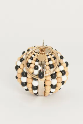 Multicolour Beaded Preowne Bag with Tassel