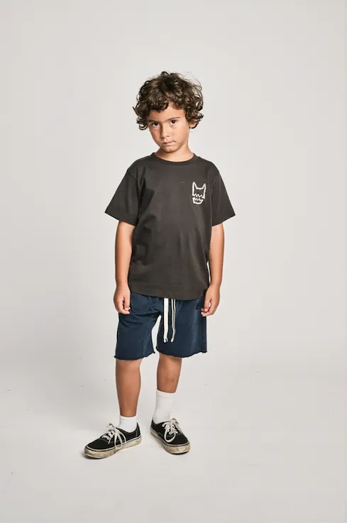 Munster Kids Jersey Fave2 Short - Mineral Dk Denim