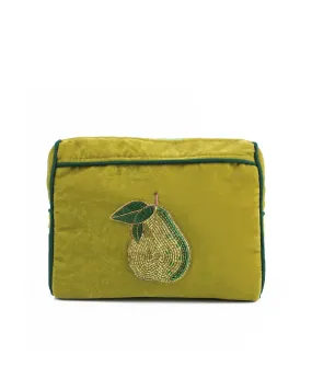 My Doris Green Pear Medium Pouch