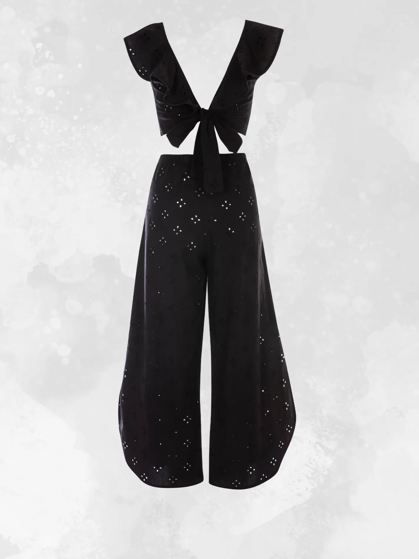 Mykonos Crop Top  - Black