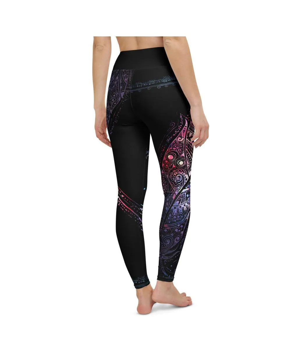 Mystic Feather Yoga Pants