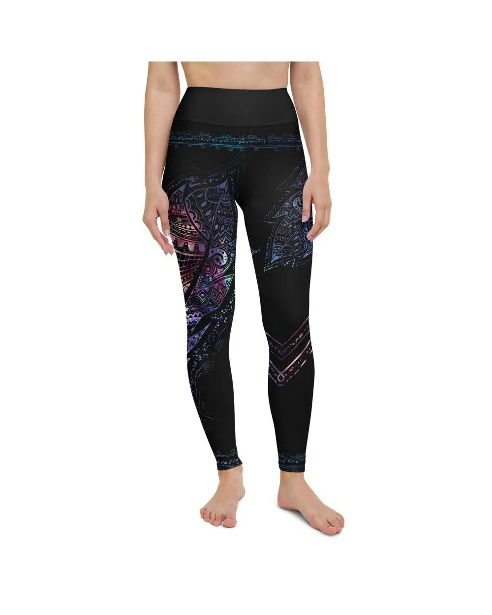 Mystic Feather Yoga Pants