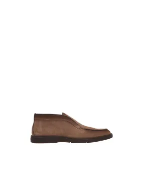 Nabuk Slip-on Ankle Boots