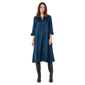 Nadyne Sateen Dress in Moonlit Ocean