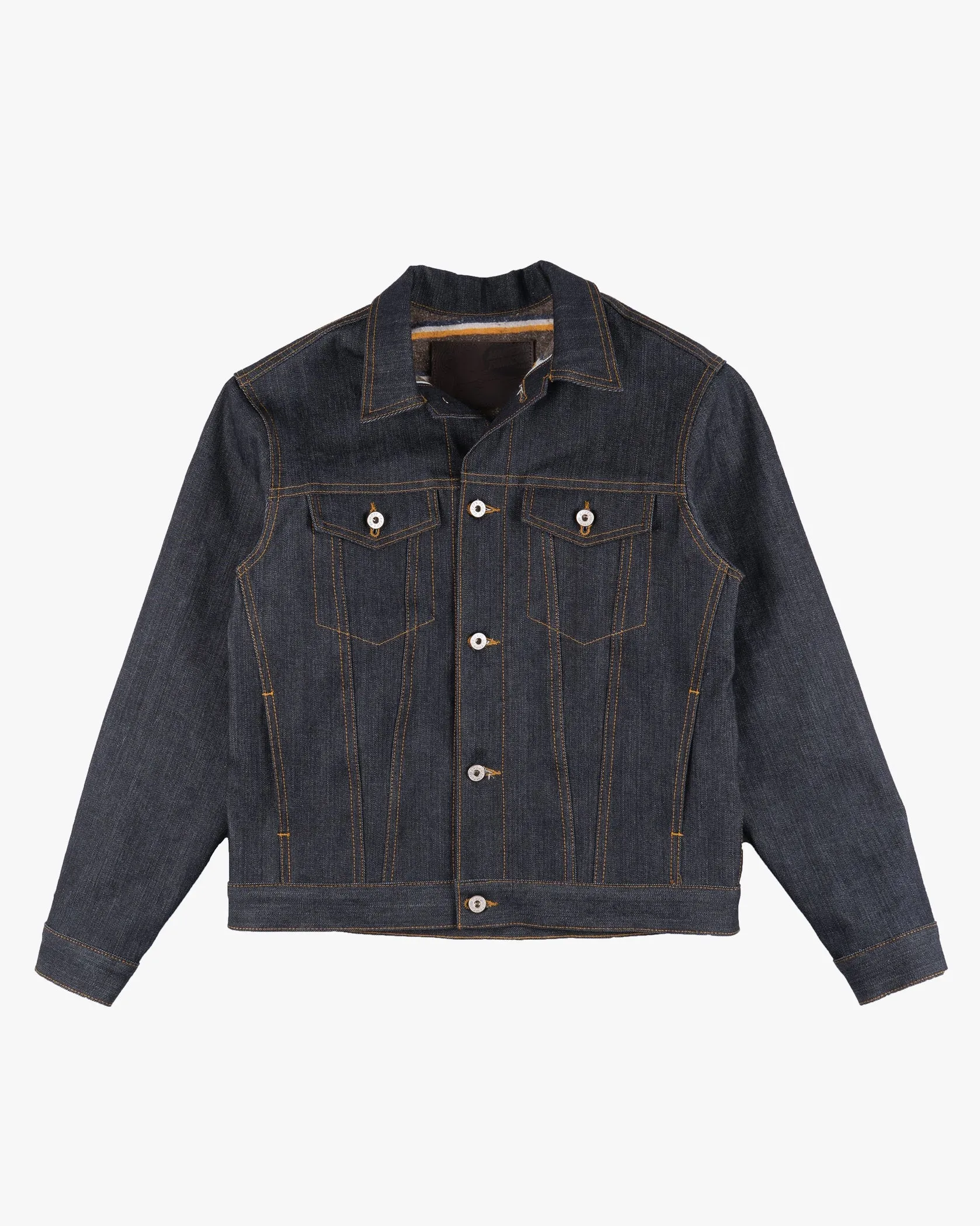 Naked & Famous Denim Lined Denim Jacket - Left Hand Twill Selvedge