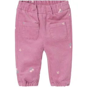 Name It Mauve Orchid Rose Regular Corduroy Pants