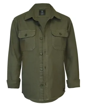 Napa unisex  versatile overshirt | Light Olive