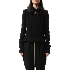 Naska Biker Wool Jacket in Black