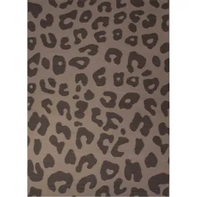National Geographic Jaguar Cobblestone/Bungee Cord Area Rug