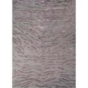 National Geographic Tigress Oystergray/Simply Taupe Area Rug