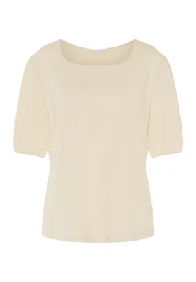 Natural Shirt Organic Cotton Square Neck Top | Warm Sand 78807-1200