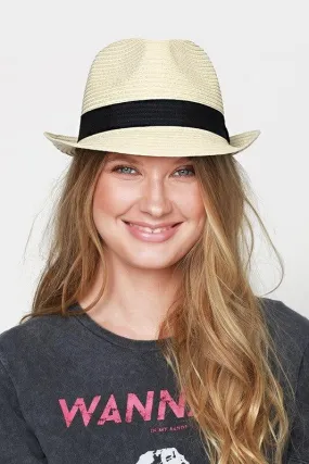 Natural Straw Panama hat