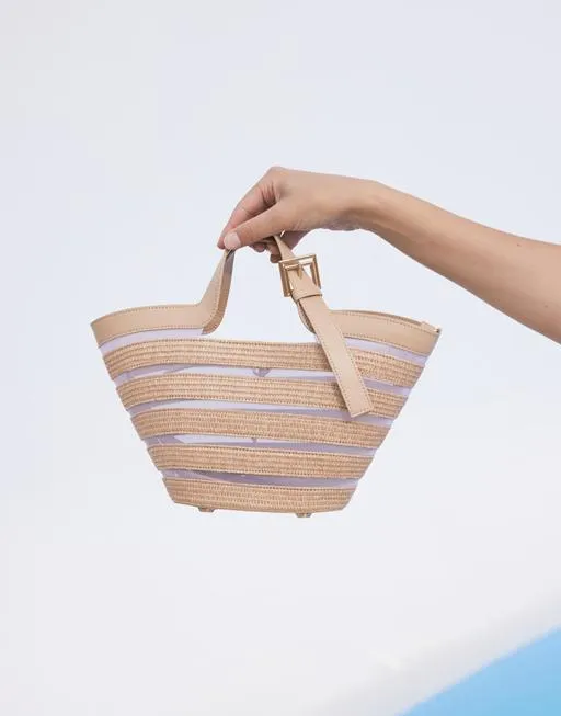 Natural Tan Laszlo Mini Crossbody