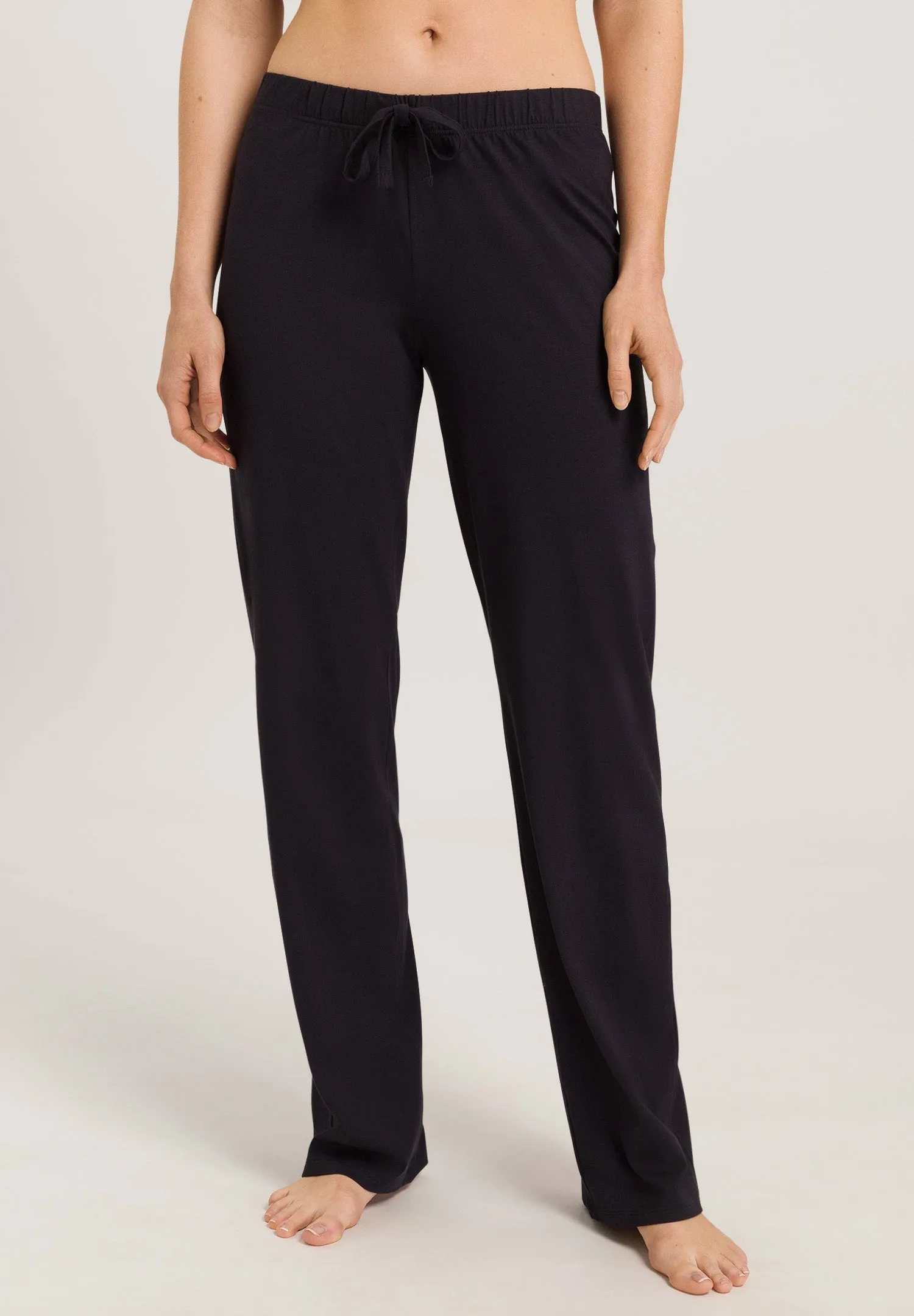 Natural Wear Cotton Drawstring Lounge Pants | Black 78805-019