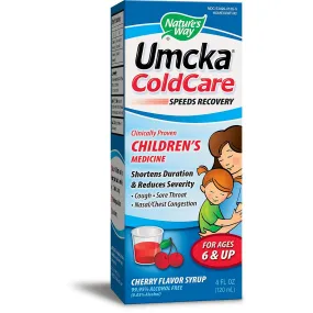 NATURES WAY - Umcka ColdCare Children's Cherry Syrup - 4 fl. oz. (120 ml)
