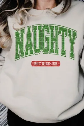 NAUGHTY BUT NICEISH OVERSIZED SWEATSHIRT