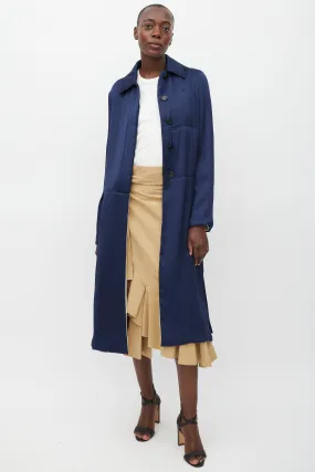 Navy & Multicolour Modular Reversible Coat