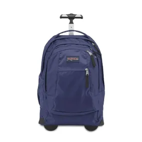 NAVY BLUE WHEELED JANSPORT BACKPACK