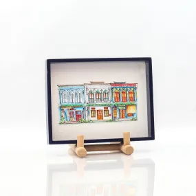Navy Lacquer Trinket Tray - Emerald Hill