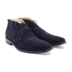 Navy Suede Desert Boots