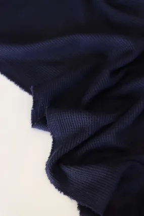 Navy Thermal Sweater Knit