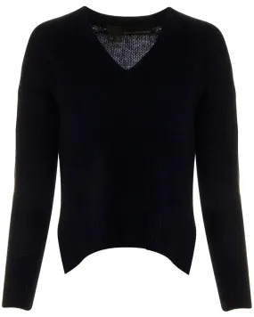 Navy V-Neck Siena Sweater