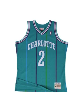 NBA Charlotte Hornets Larry Johnson 1992 Swingman Road Jersey