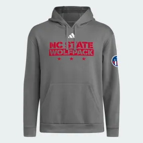 NC State Wolfpack adidas Charcoal Grey Military Appreciation Fleece Hooded Sweatshirt