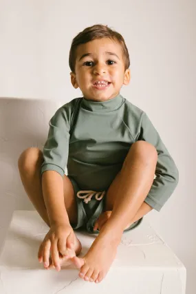 Nella Kids Rash Shirt - Moss