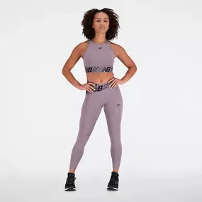 New Balance Women's Relentless Crossover High Rise 7/8 Tight - Zinc