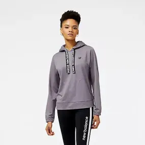 New Balance Women's Relentless Terry Hoodie - Zinc