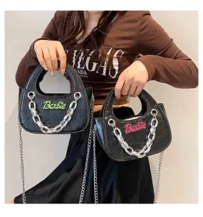 New BARBIE Autumn and Winter Satchel Chain Messenger Saddle Bags