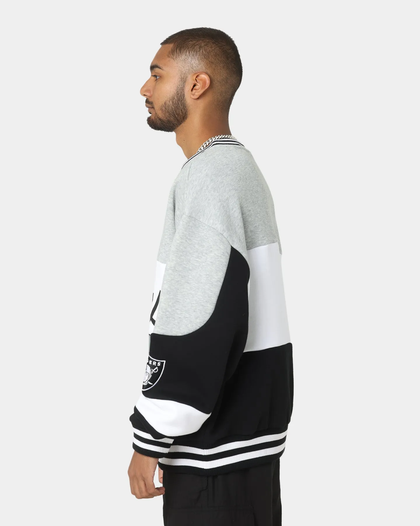 New Era Las Vegas Raiders Crewneck Black/White/Grey