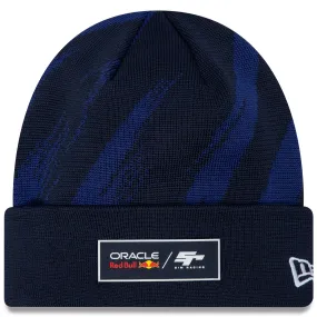 New Era Mens Red Bull Sim Racing Cuff Knit Beanie - Blue
