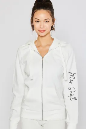 New Last Name Zip Up Hoodie