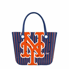 New York Mets MLB Pinstripe Tailgate Tote Bag (PREORDER - SHIPS MID MARCH)
