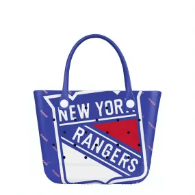 New York Rangers NHL Big Logo Mini Print Tailgate Tote Bag (PREORDER - SHIPS LATE JANUARY)
