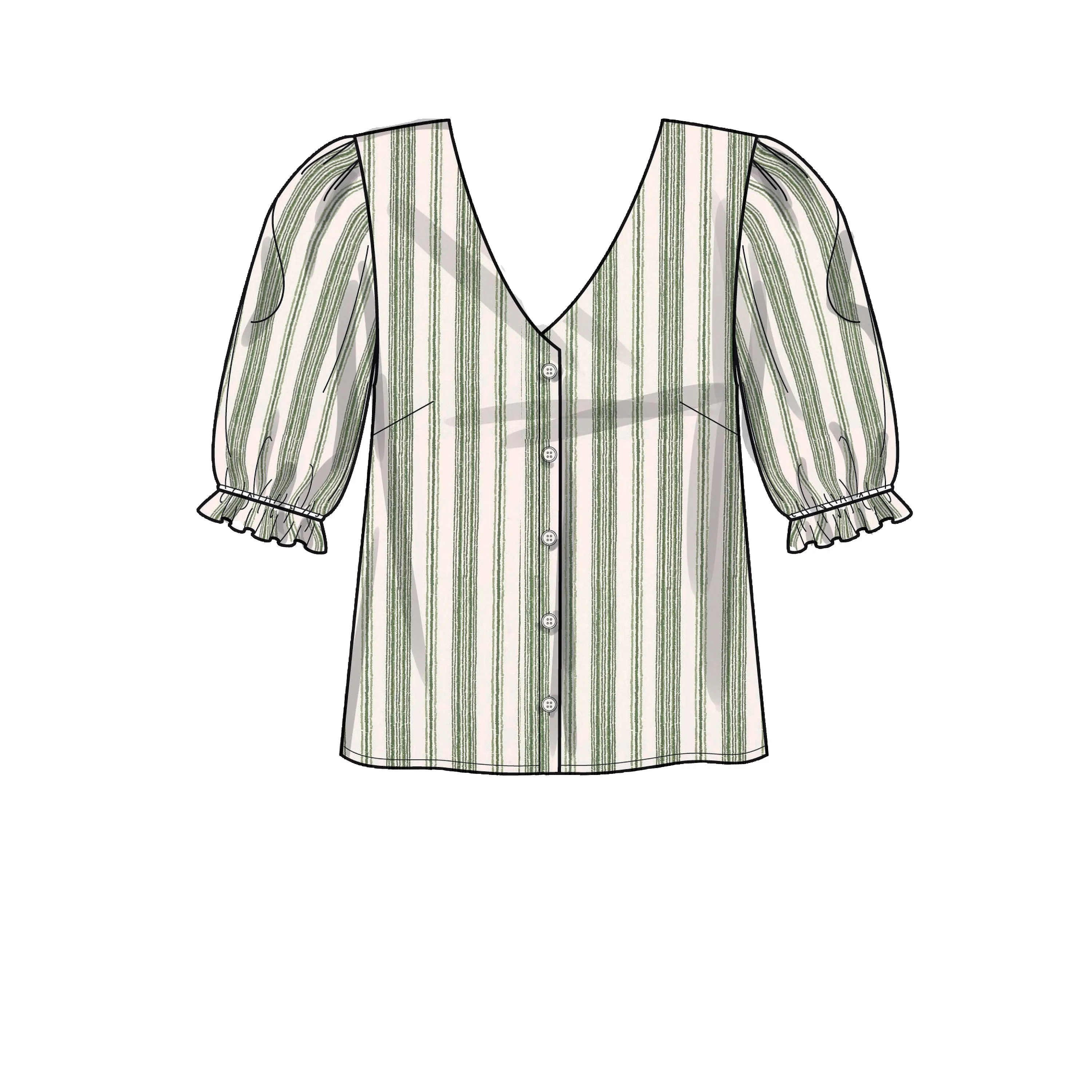 Newlook Pattern N6707 Misses' Tops
