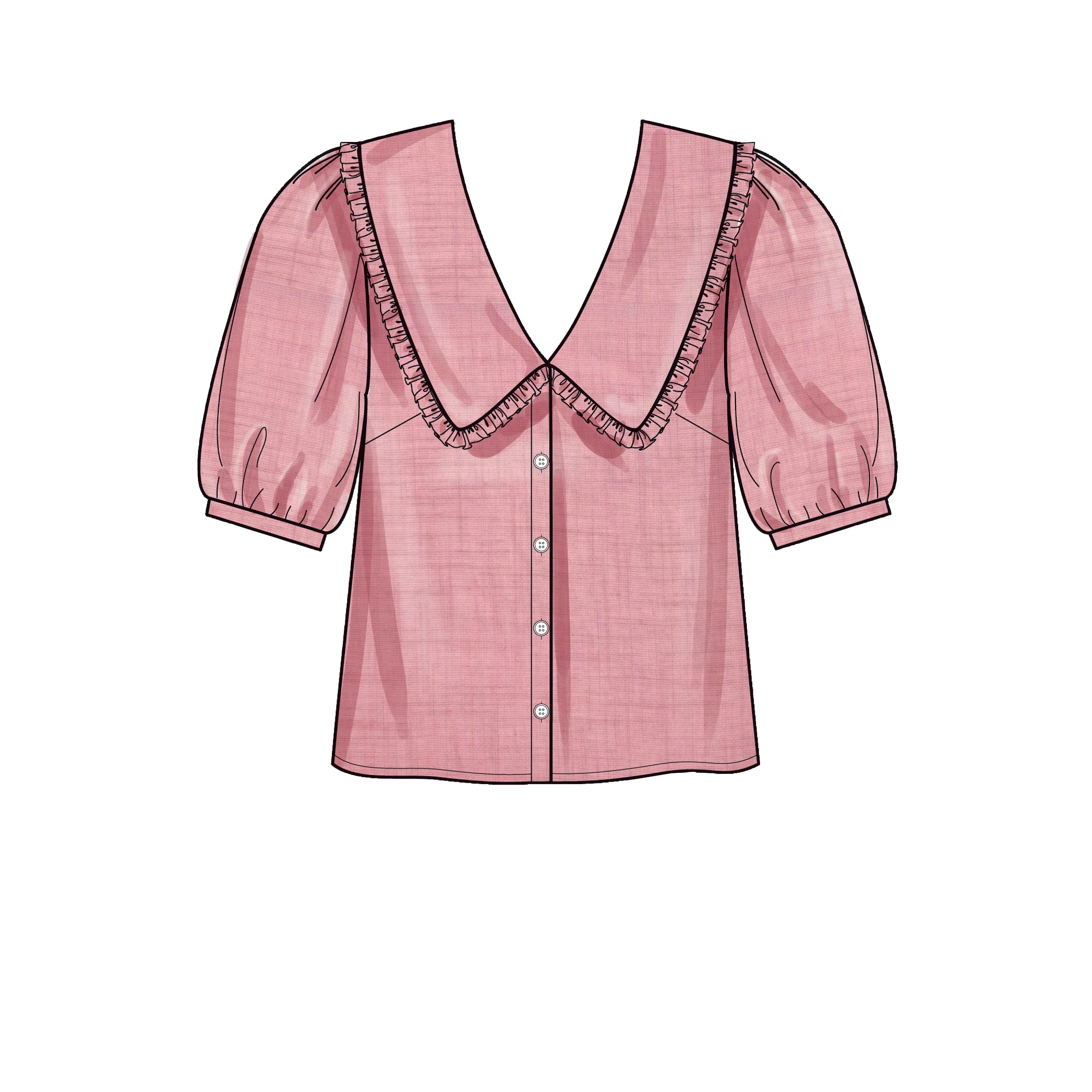 Newlook Pattern N6707 Misses' Tops