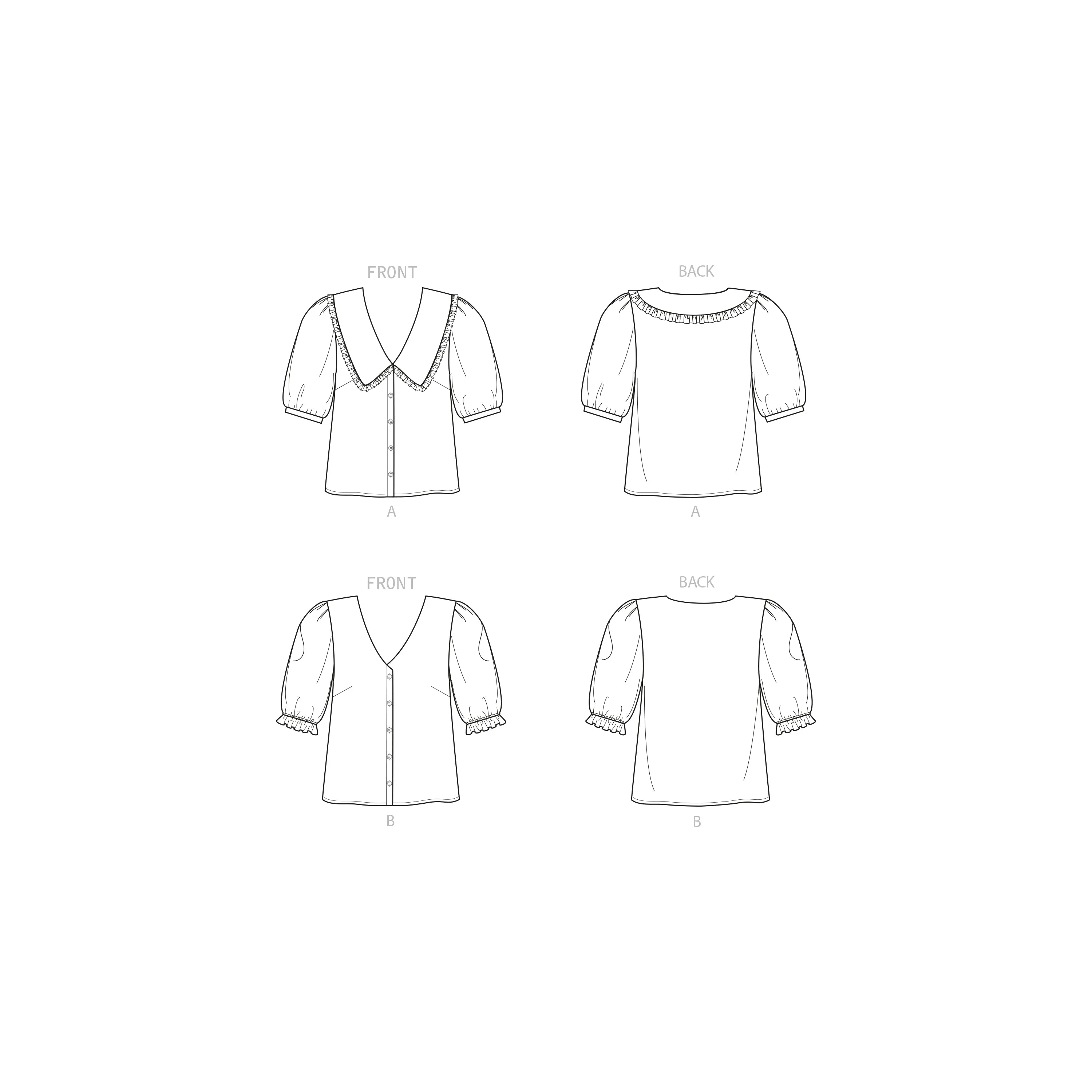 Newlook Pattern N6707 Misses' Tops