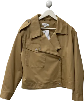Next Beige Camel Cropped Trench UK S