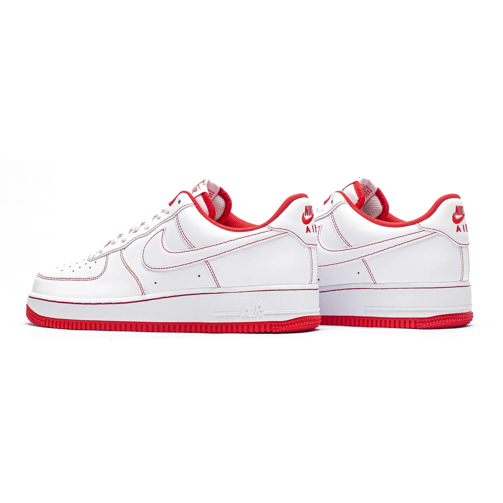 Nike Air Force 1 '07 'Contrast Stitch' White/University Red